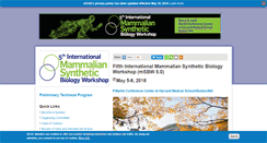 Desktop Screenshot of mammalian-synbio.org